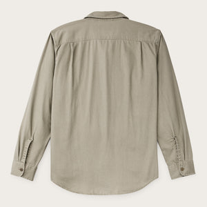 Shipwright fine twill shirt di Filson | Gray khaki (Beige)