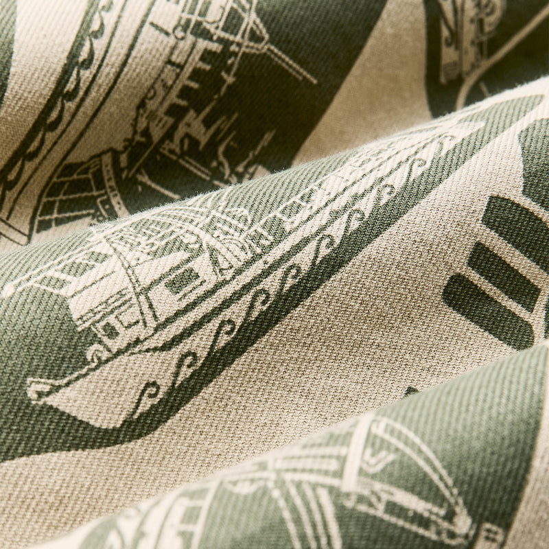 Lightweight alaskan guide shirt di Filson | Khaki / print (Green)
