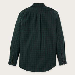 Lightweight alaskan guide shirt von Filson | Pine / black plaid (Green)
