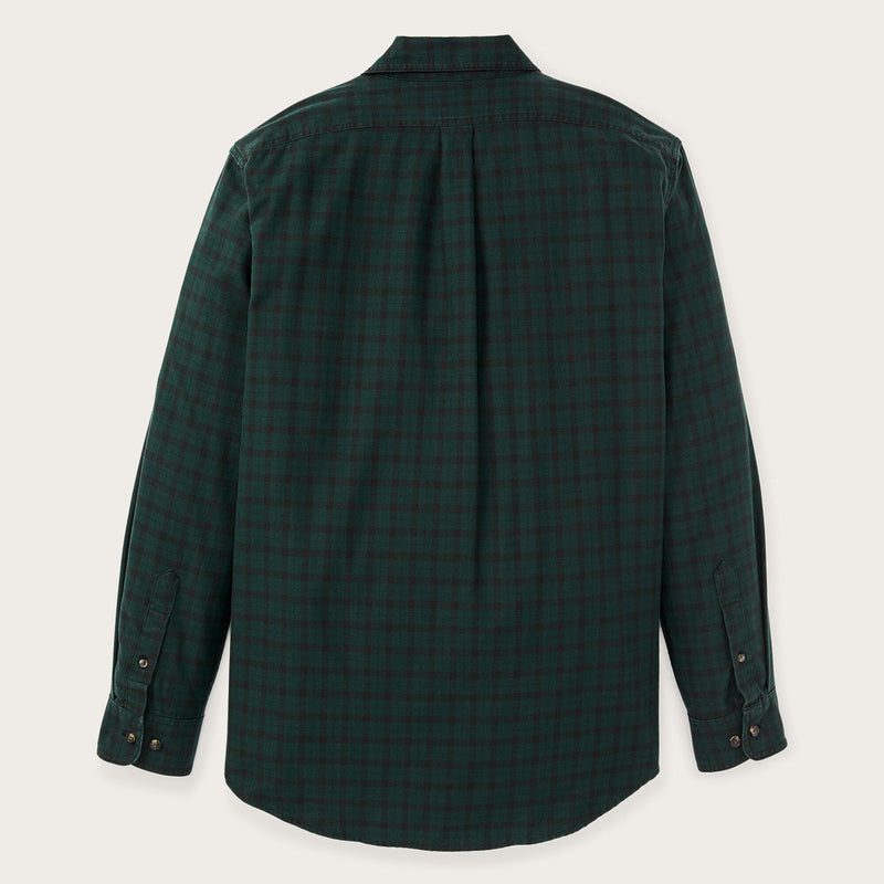 Lightweight alaskan guide shirt von Filson | Pine / black plaid (Green)
