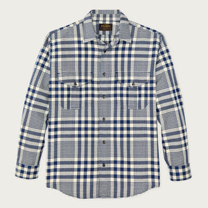 Lightweight alaskan guide shirt von Filson | Indigo multi plaid (Blue)