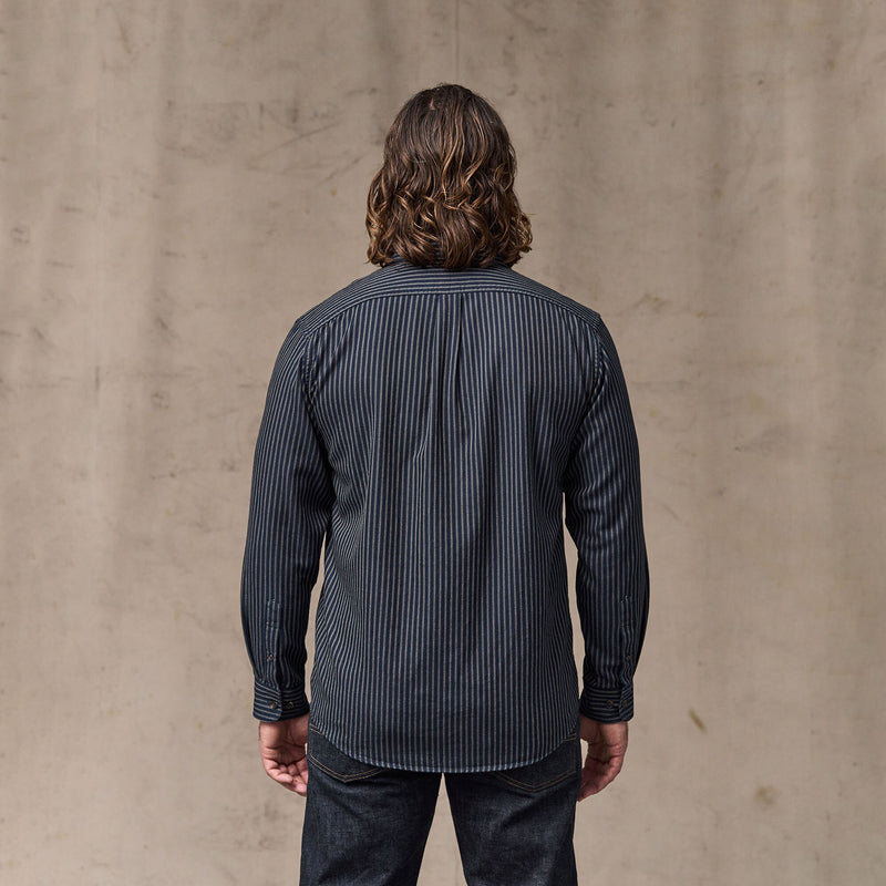 Lightweight alaskan guide shirt by Filson | Indigo / ticking str (Blue)