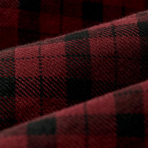 Lightweight alaskan guide shirt von Filson | Port / black plaid (Red)