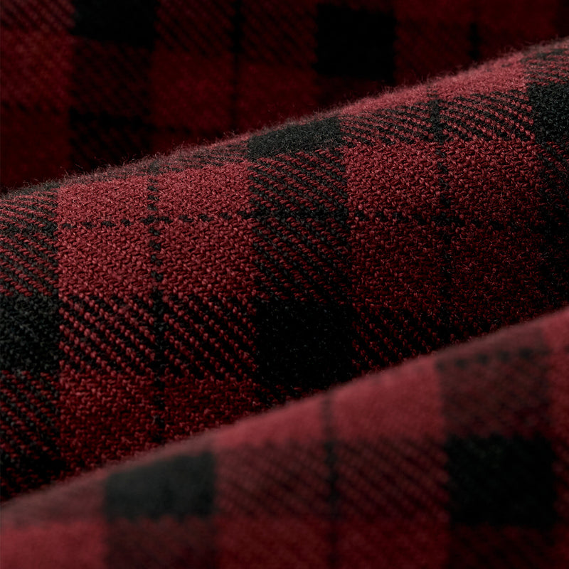 Lightweight alaskan guide shirt von Filson | Port / black plaid (Red)