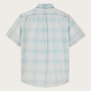 Short sleeve lightweight alaskan guide shirt di Filson | Indigo plaid (Blue)