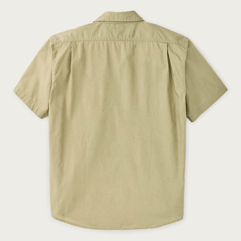 Filson's washed short sleeve feather cloth shirt von Filson | Lakebed (Beige)