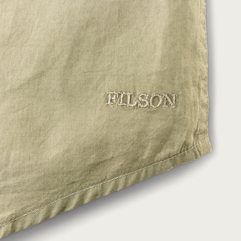 Filson's washed short sleeve feather cloth shirt von Filson | Lakebed (Beige)