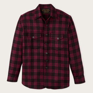 1922 archive wool shirt von Filson | Deep crimson / black (Red)