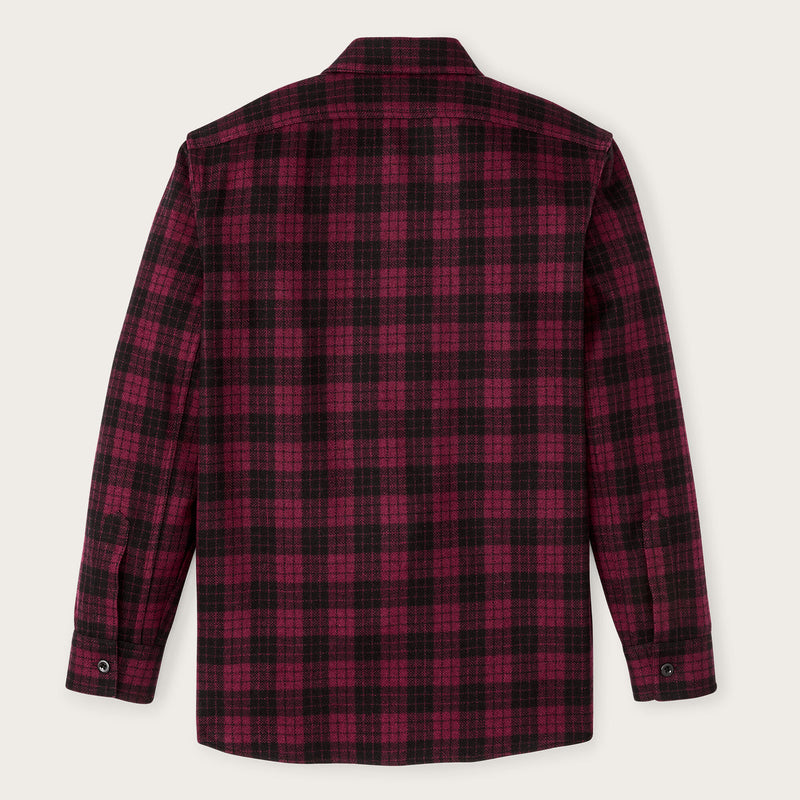 1922 archive wool shirt von Filson | Deep crimson / black (Red)