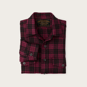 1922 archive wool shirt von Filson | Deep crimson / black (Red)