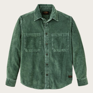 6-wale corduroy shirt by Filson | Seabed green (Green)
