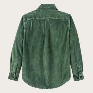 6-wale corduroy shirt by Filson | Seabed green (Green)
