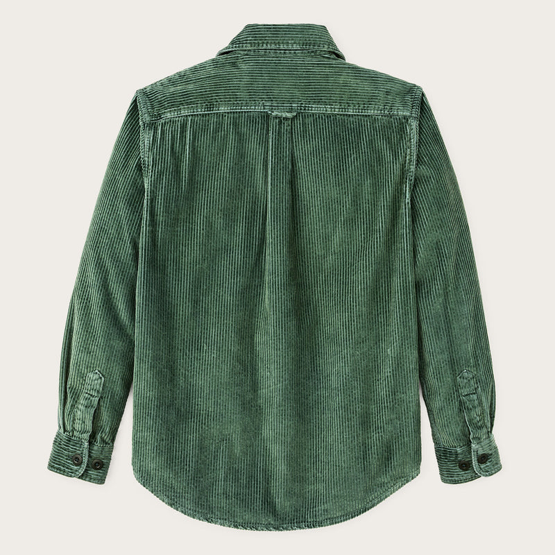 6-wale corduroy shirt by Filson | Seabed green (Green)