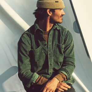 6-wale corduroy shirt by Filson | Seabed green (Green)
