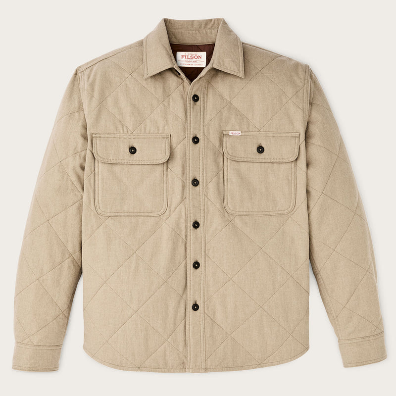 Chemise isolante en flanelle par Filson | Warm khaki (Beige)