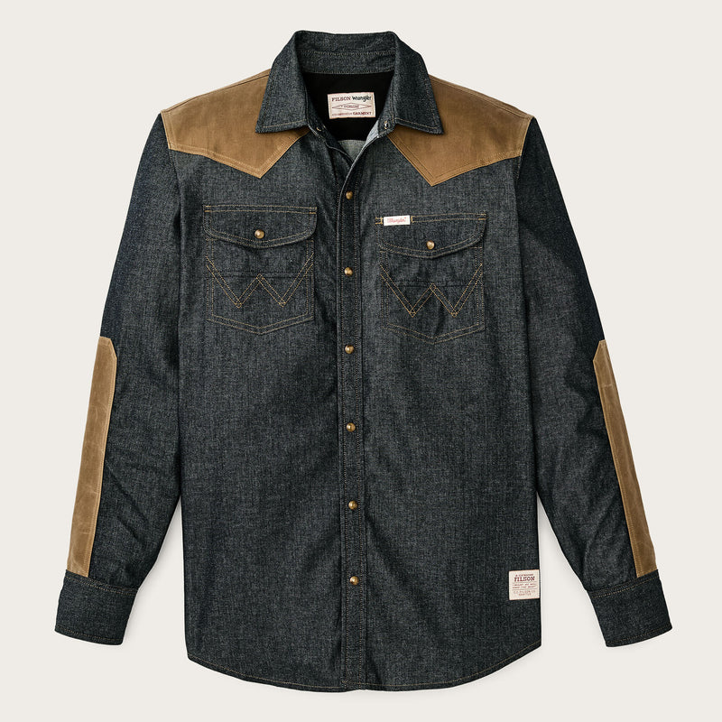 Chemise wild adventure wrangler x filson par Filson | Indigo (Blue)