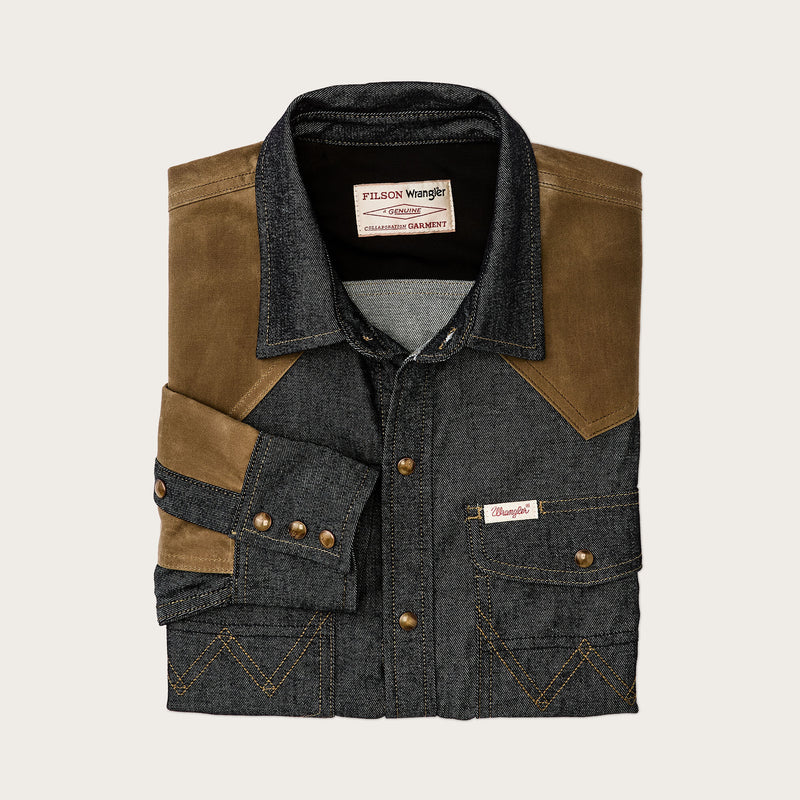 Chemise wild adventure wrangler x filson par Filson | Indigo (Blue)