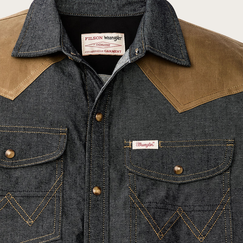 Chemise wild adventure wrangler x filson par Filson | Indigo (Blue)