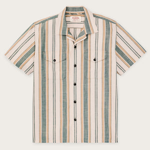 Chambray camp shirt di Filson | Natural / khaki (Green)