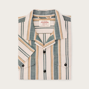 Chambray camp shirt di Filson | Natural / khaki (Green)