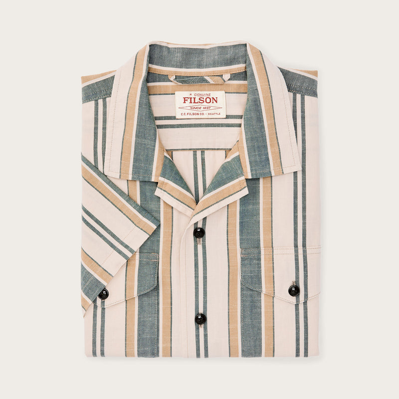 Chambray camp shirt di Filson | Natural / khaki (Green)