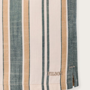 Chambray camp shirt di Filson | Natural / khaki (Green)