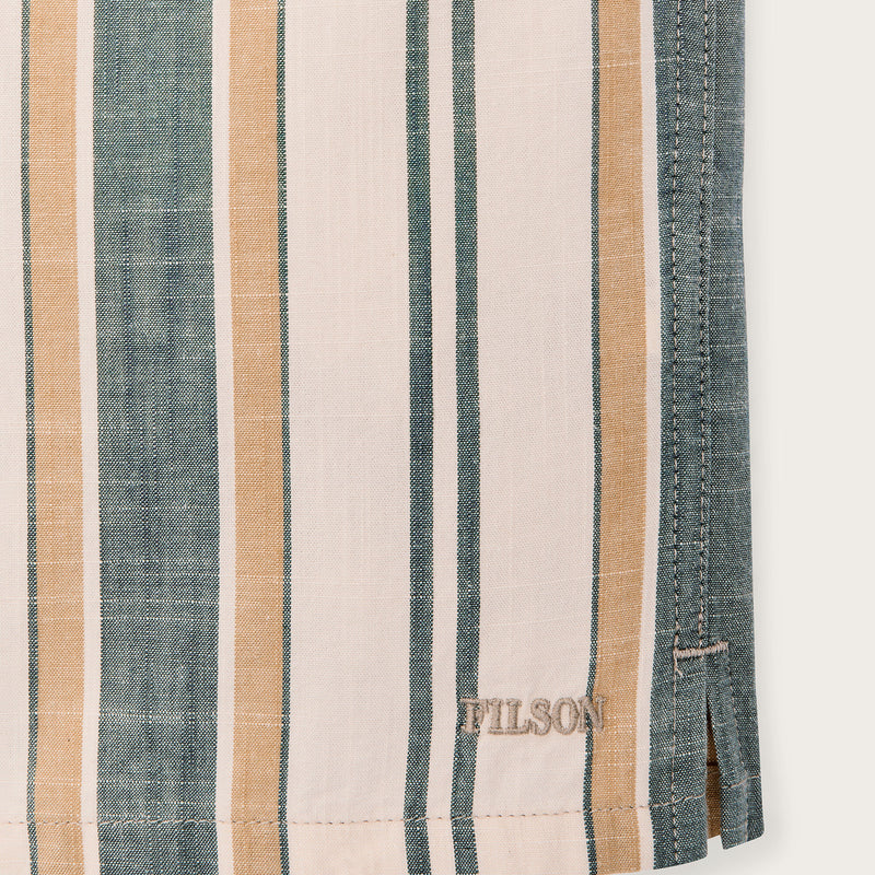 Chambray camp shirt di Filson | Natural / khaki (Green)