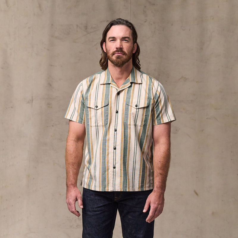 Chambray camp shirt di Filson | Natural / khaki (Green)