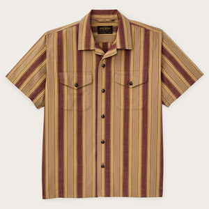 Chambray camp shirt di Filson | Brick / tan (Brown)