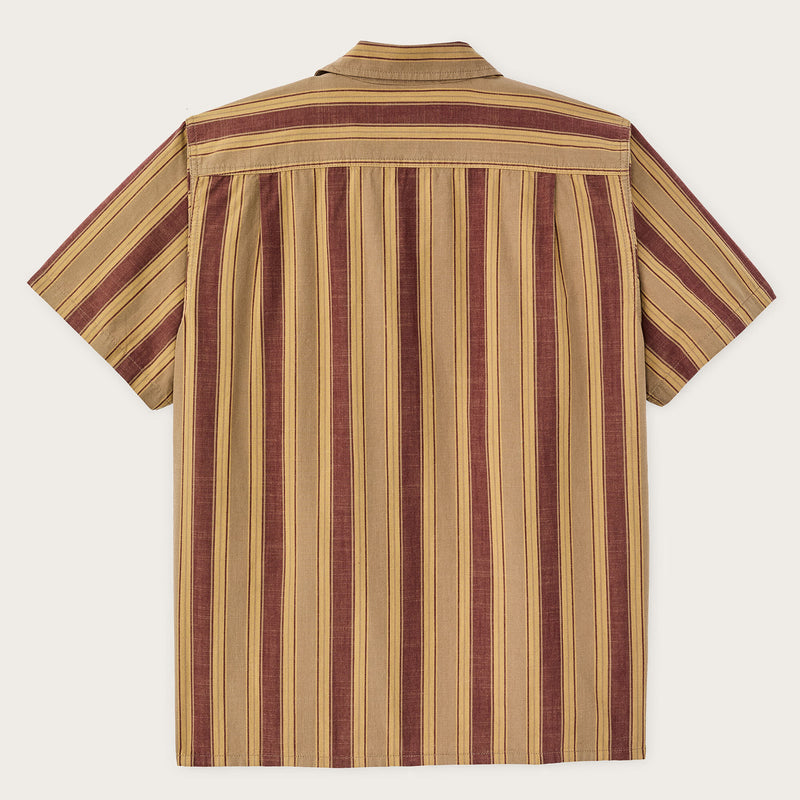 Chambray camp shirt di Filson | Brick / tan (Brown)