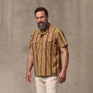 Chambray camp shirt di Filson | Brick / tan (Brown)