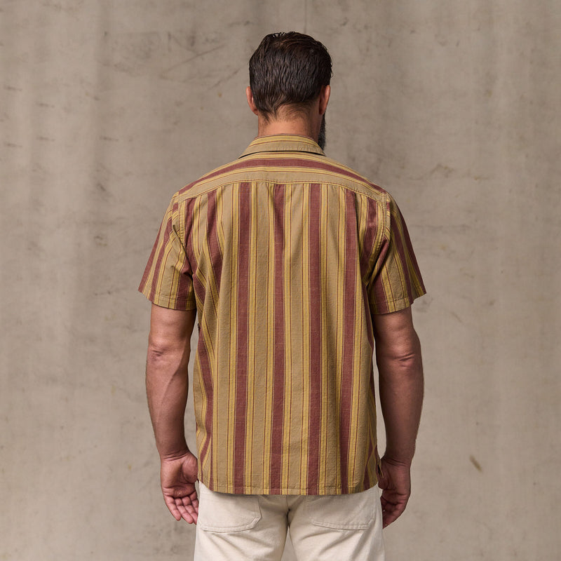 Chambray camp shirt di Filson | Brick / tan (Brown)