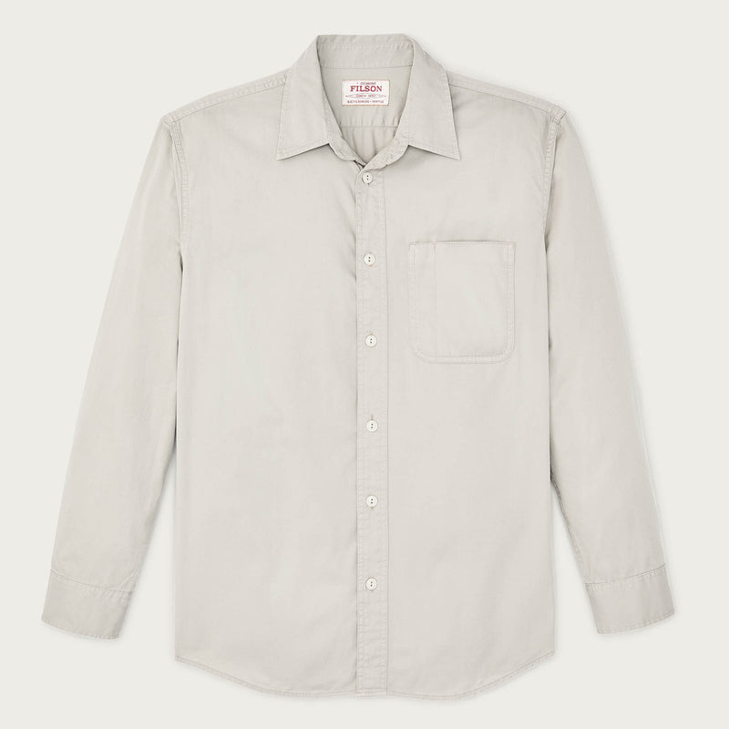 4.5-oz. twill shirt par Filson | Gray sky (Gray)