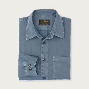 4.5-oz. twill shirt by Filson | Orion blue (Blue)