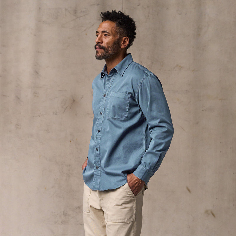 4.5-oz. twill shirt by Filson | Orion blue (Blue)
