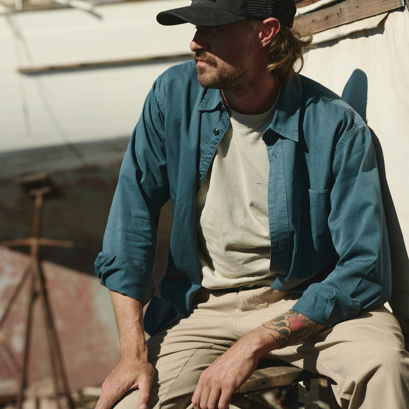 4.5-oz. twill shirt by Filson | Orion blue (Blue)