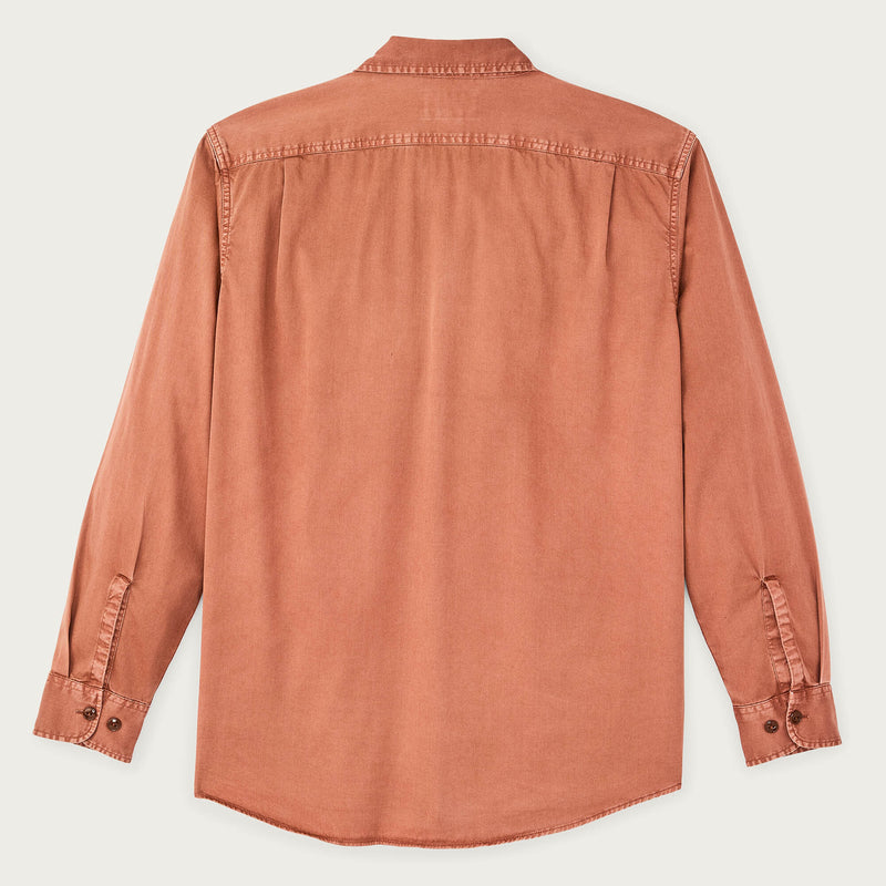 4.5-oz. twill shirt par Filson | Copper brown (Red)