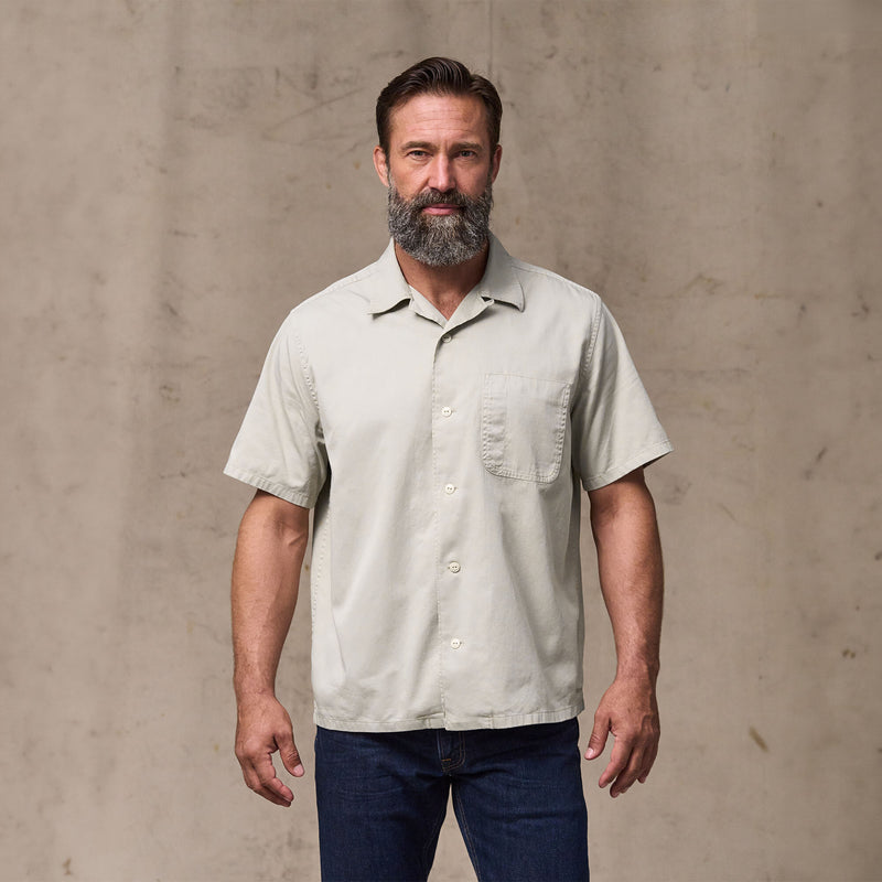 Short sleeve 4.5-oz. twill shirt by Filson | Gray sky (Gray)