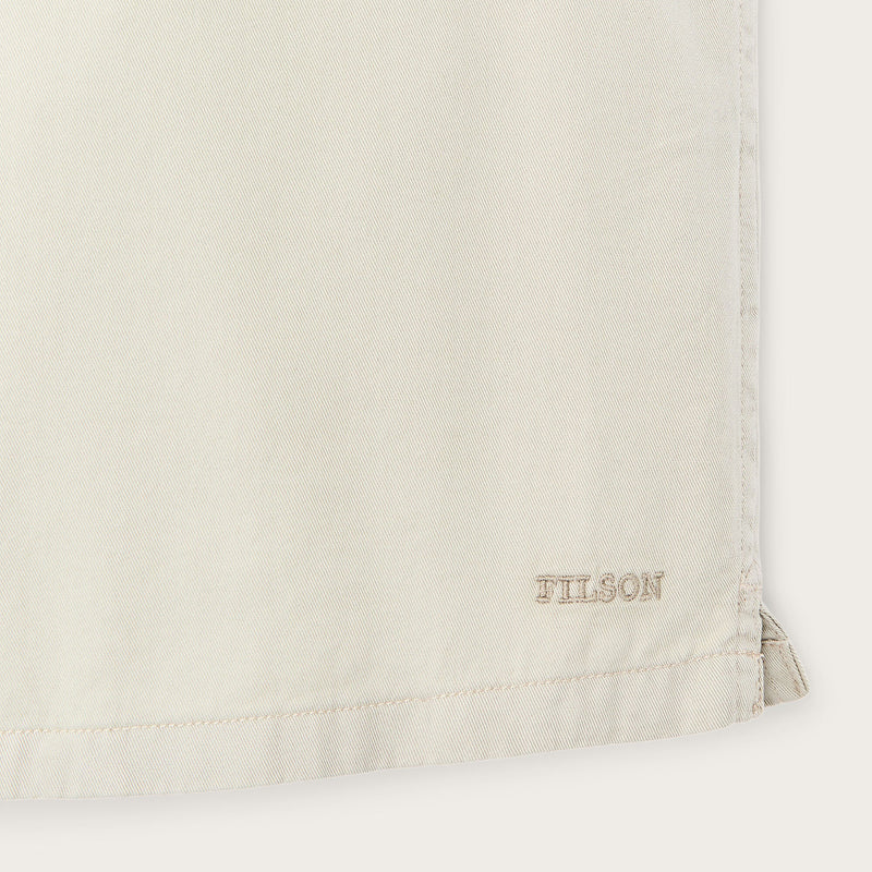 Short sleeve 4.5-oz. twill shirt by Filson | Ivory (White)