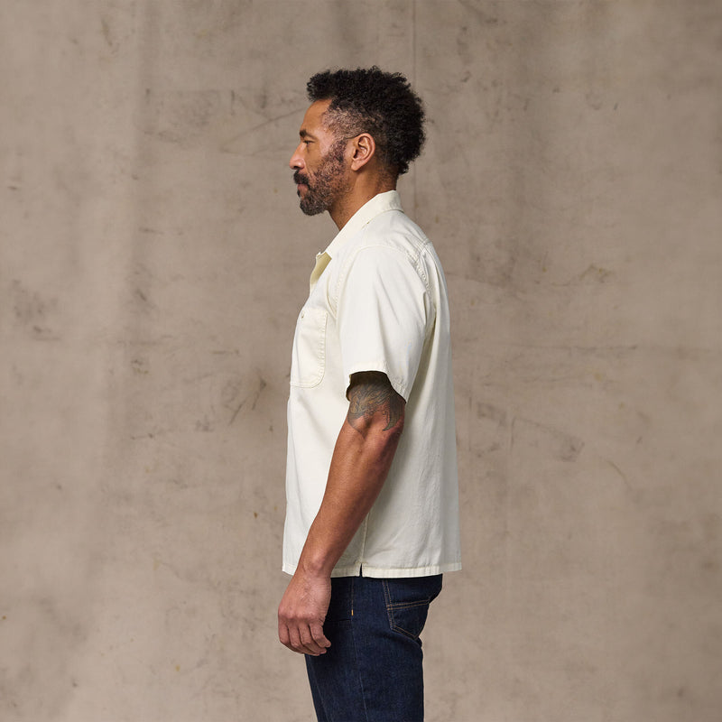 Short sleeve 4.5-oz. twill shirt by Filson | Ivory (White)