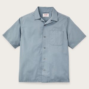 Short sleeve 4.5-oz. twill shirt by Filson | Lead (Blue)