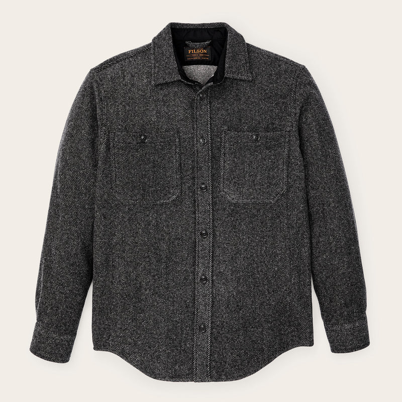 8-oz. wool guide shirt von Filson | Charcoal twill (Gray)