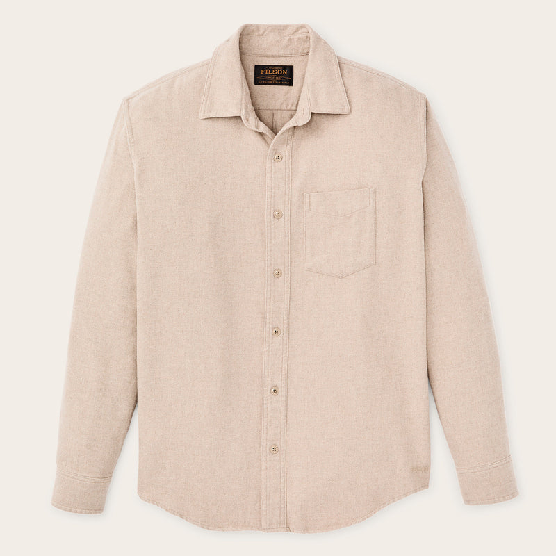 Rustic flannel shirt by Filson | Dark natural heather (Beige)