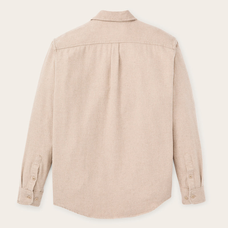 Rustic flannel shirt by Filson | Dark natural heather (Beige)