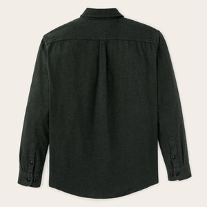 Rustic flannel shirt by Filson | Dark moss heather (Black)