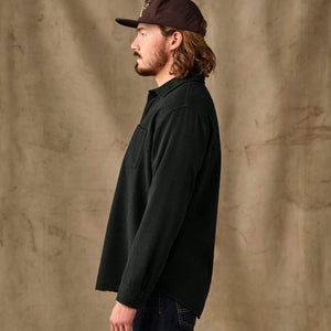 Rustic flannel shirt by Filson | Dark moss heather (Black)