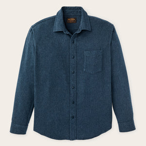 Rustic flannel shirt by Filson | Blue heather (Blue)