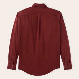 Rustic flannel shirt by Filson | Port heather (Red)