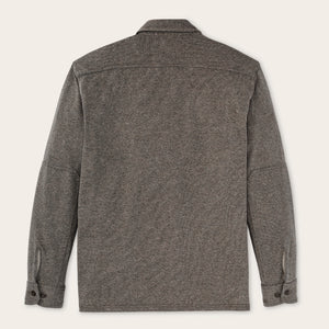 Field knit pullover shirt par Filson | Smoke heather (Brown)