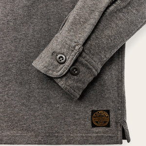 Field knit pullover shirt par Filson | Smoke heather (Brown)